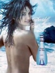 духи Cool water рекламный образ аромата Davidoff